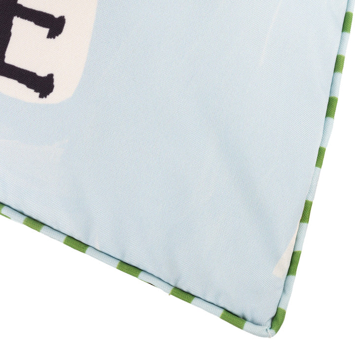 Mediterranean Olive 45x45 Outdoor Cushion Case Olive/Blue - image 5