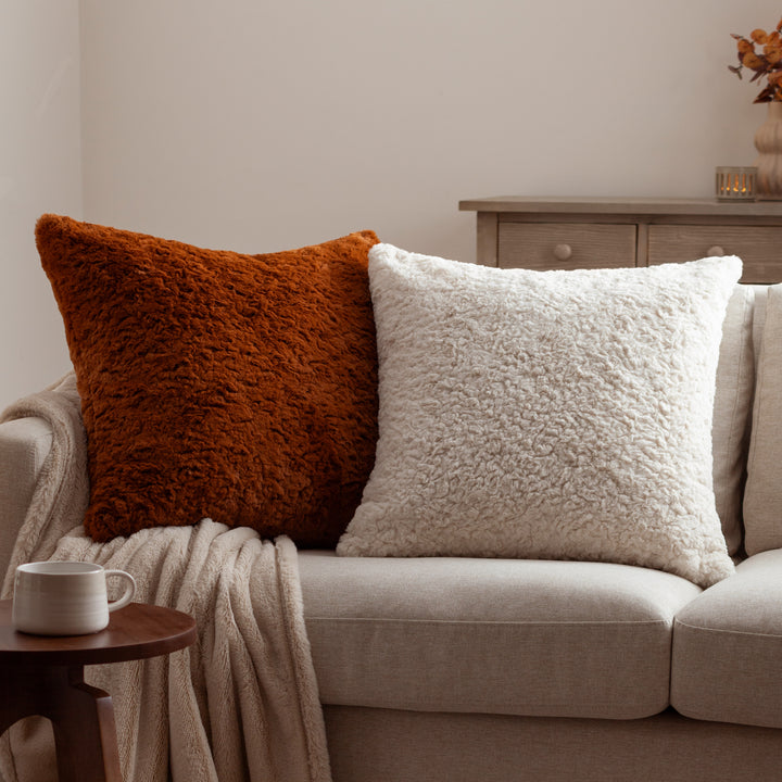 MEGEVE 55X55 CUSHION CASE ECRU
