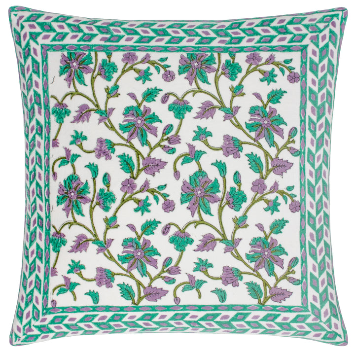 MENTERA 50X50 CUSHION CASE OASIS GREEN/LILAC