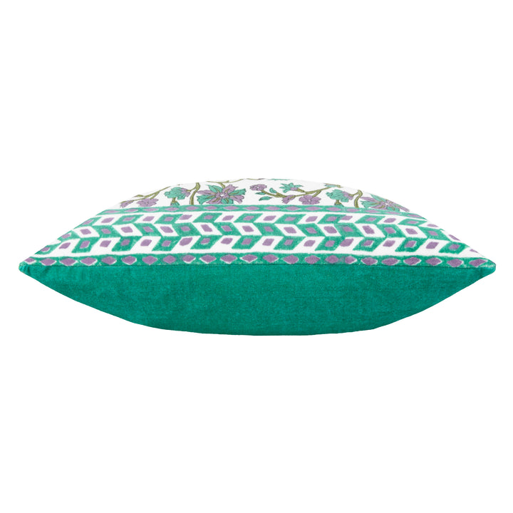 MENTERA 50X50 CUSHION CASE OASIS GREEN/LILAC