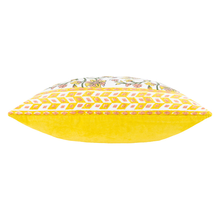MENTERA 50X50 CUSHION CASE YELLOW/PEACH CRUSH