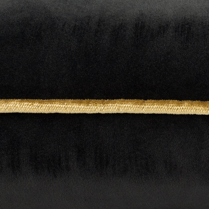 MERIDIAN 45X45 CUSHION CASE BLACK/GOLD