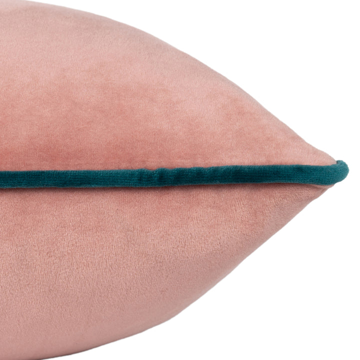 MERIDIAN 45X45 CUSHION CASE BLUSH/TEAL