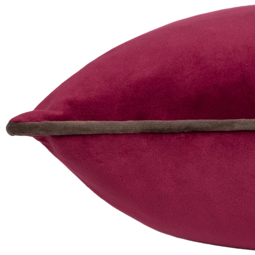 MERIDIAN 45X45 CUSHION CASE CRANBERRY/MOCHA