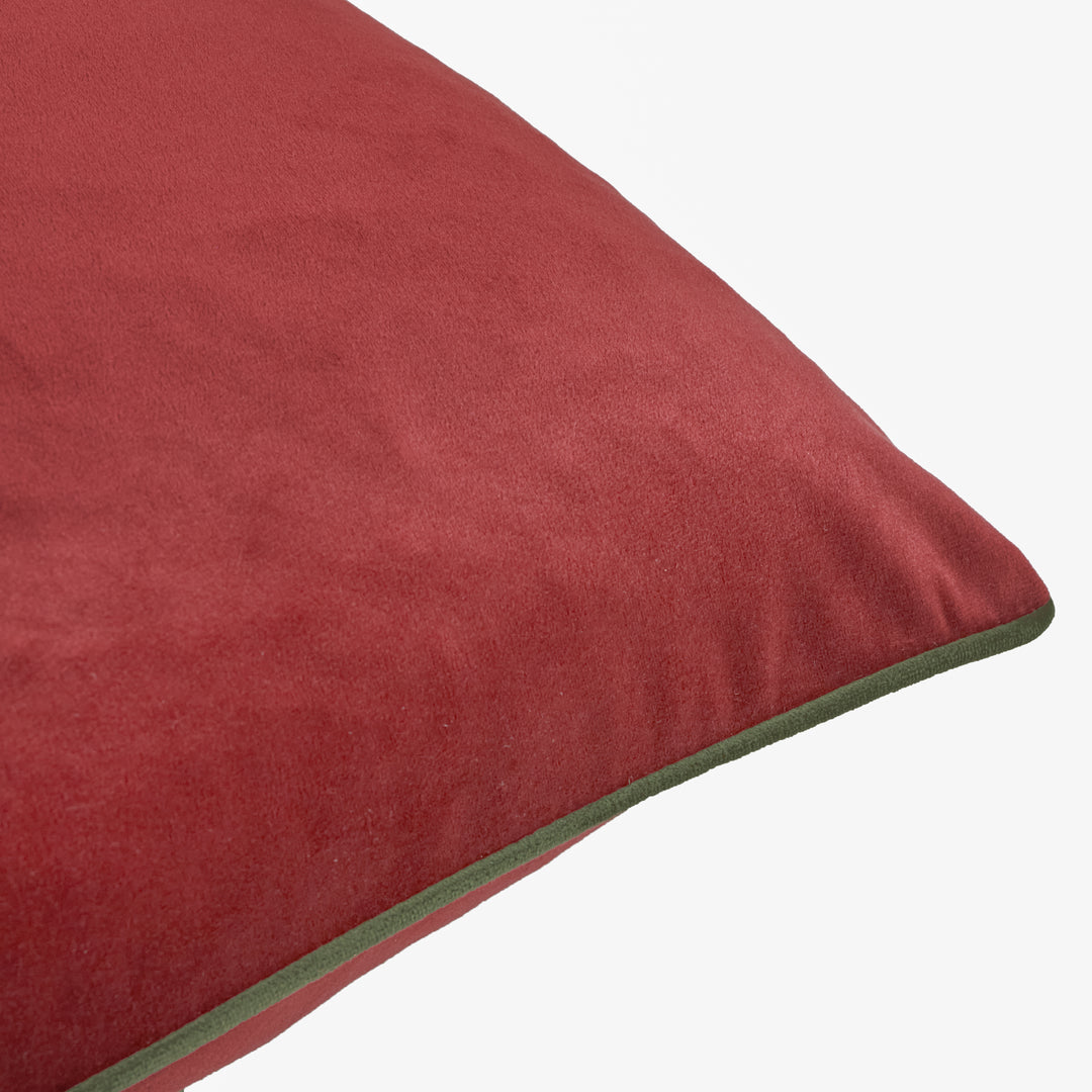 Meridian 45x45 Cushion Case Cushions Dark Red/Fir Green - image 3