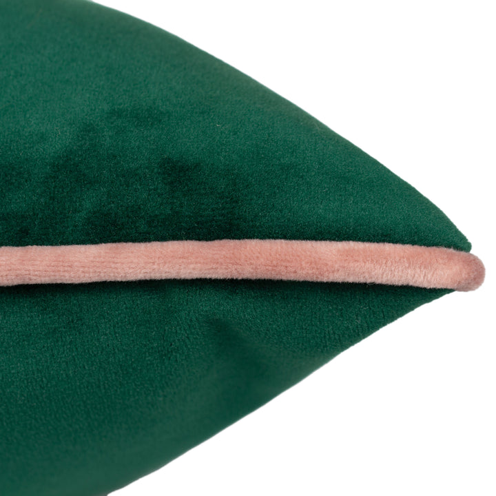 MERIDIAN 45X45 CUSHION CASE EMERALD/BLUSH