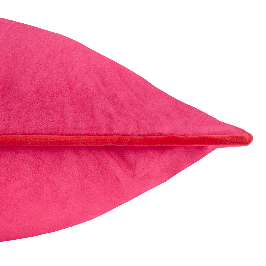 MERIDIAN 45X45 CUSHION CASE HOT PINK/RED