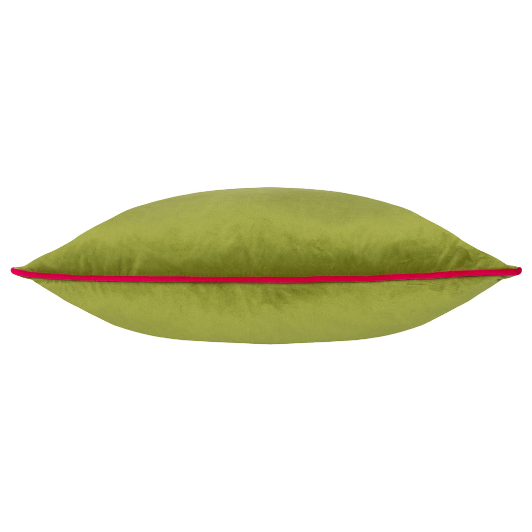 MERIDIAN 45X45 CUSHION CASE LIME/HOT PINK