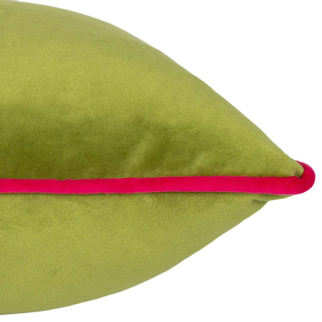 MERIDIAN 45X45 CUSHION CASE LIME/HOT PINK