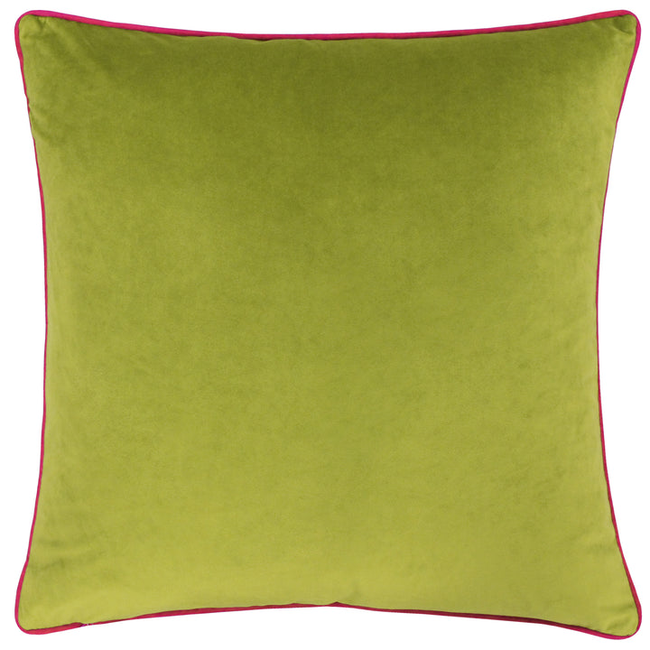 MERIDIAN 45X45 CUSHION CASE LIME/HOT PINK