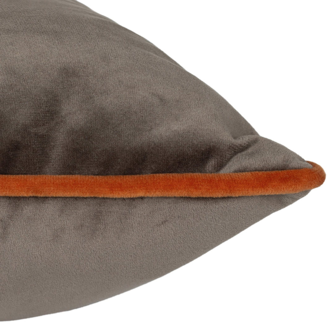 MERIDIAN 45X45 CUSHION CASE MOCHA/PUMPKIN