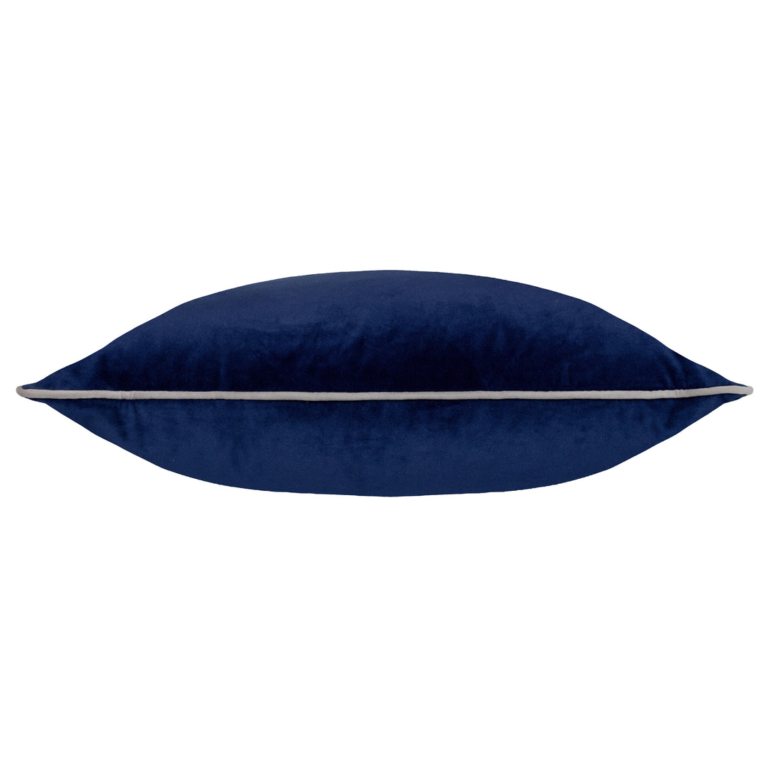 MERIDIAN 45X45 CUSHION CASE NAVY/SILVER