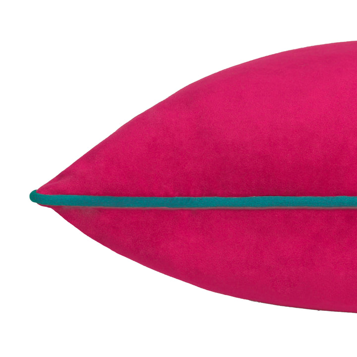 MERIDIAN 45X45 CUSHION CASE RASPBERRY/TEAL