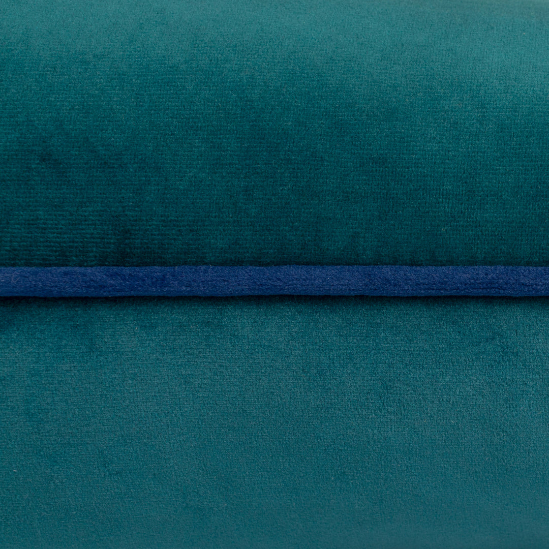 MERIDIAN 45X45 CUSHION CASE TEAL/NAVY