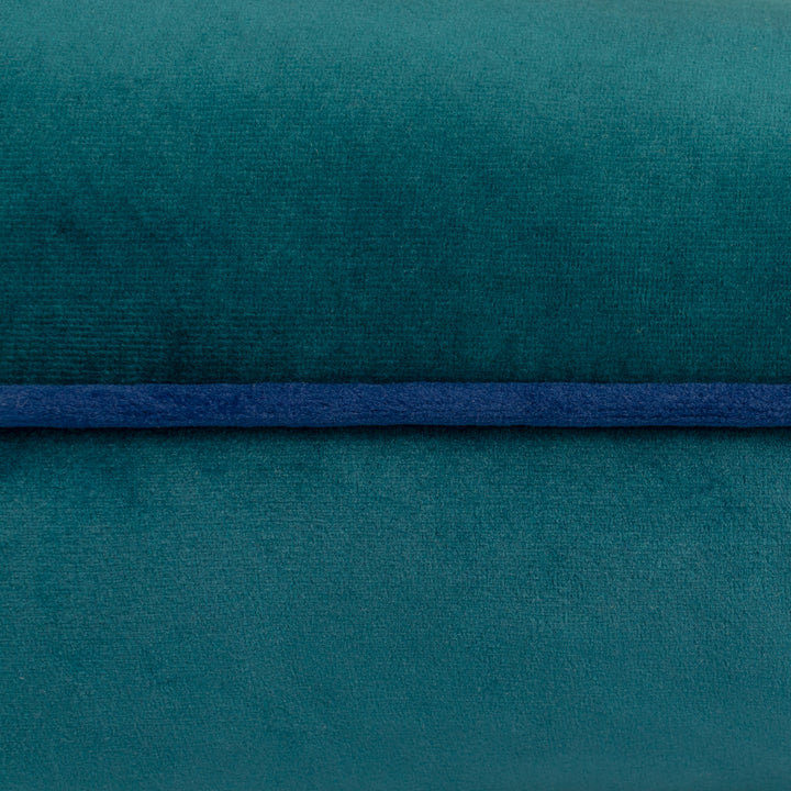 MERIDIAN 45X45 CUSHION CASE TEAL/NAVY