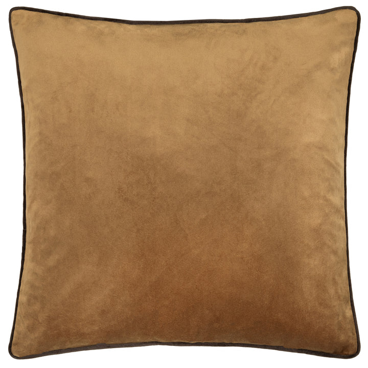 MERIDIAN 55X55 CUSHION CASE CARAMEL/CHOCOLATE