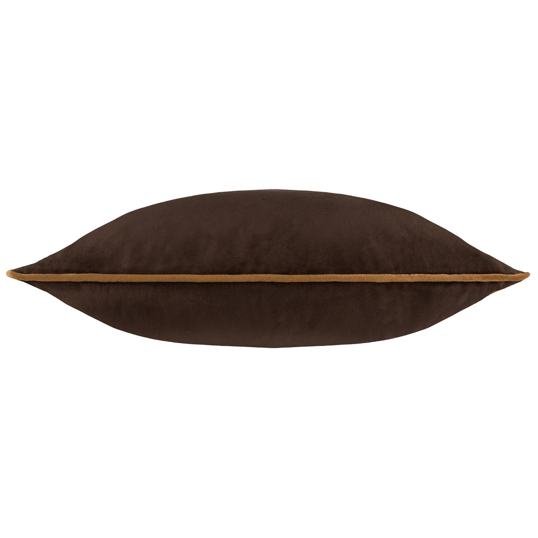 MERIDIAN 55X55 CUSHION CASE CHOCOLATE/CARAMEL