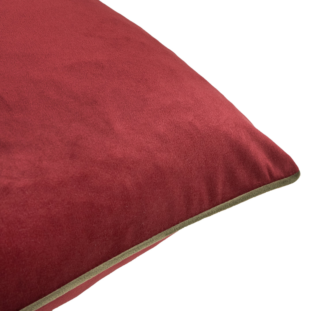 Meridian 55x55 Cushion Case Cushions Dark Red/Fir Green - image 3