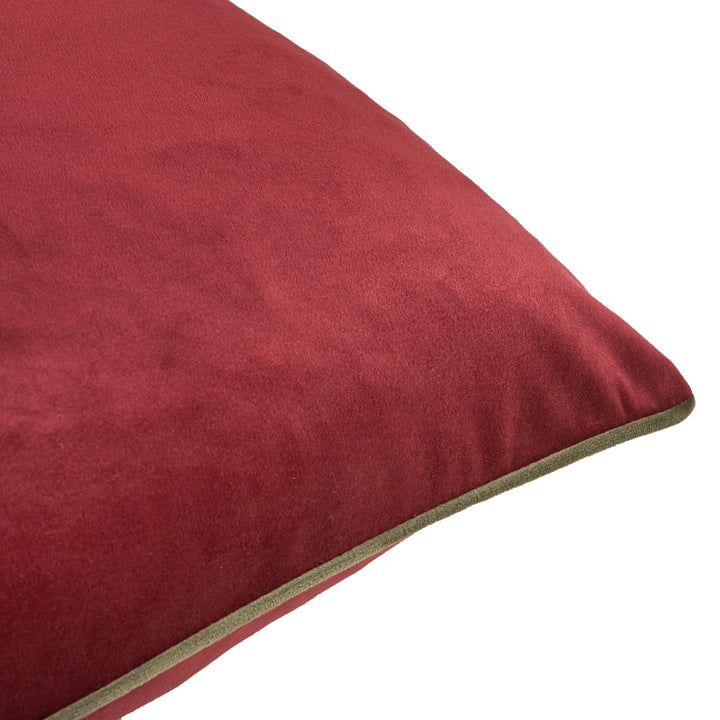 Meridian 55x55 Cushion Case Cushions Dark Red/Fir Green - image 3