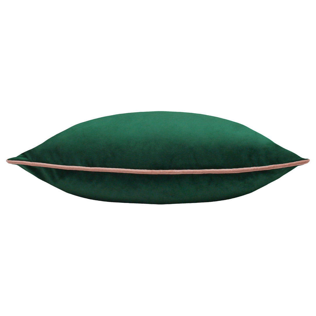 MERIDIAN 55X55 CUSHION CASE EMERALD/BLUSH