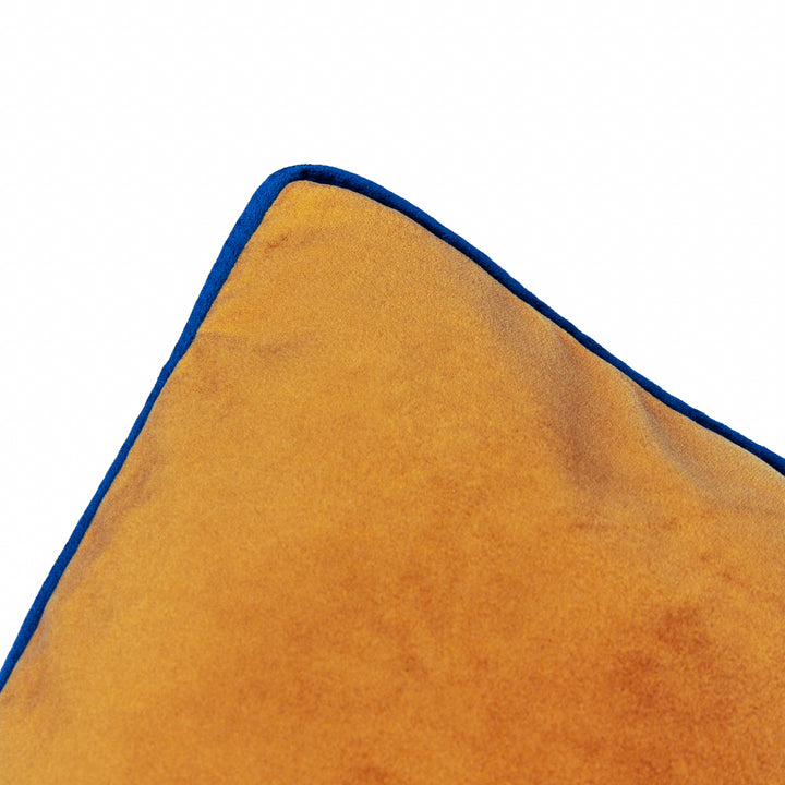 MERIDIAN 55X55 CUSHION CASE GINGER/NAVY