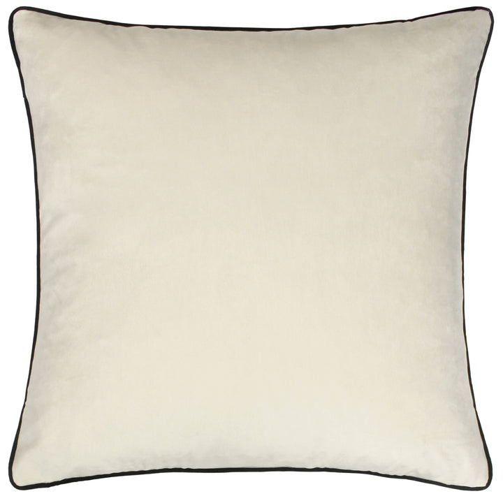 MERIDIAN 55X55 CUSHION CASE IVORY/BLACK