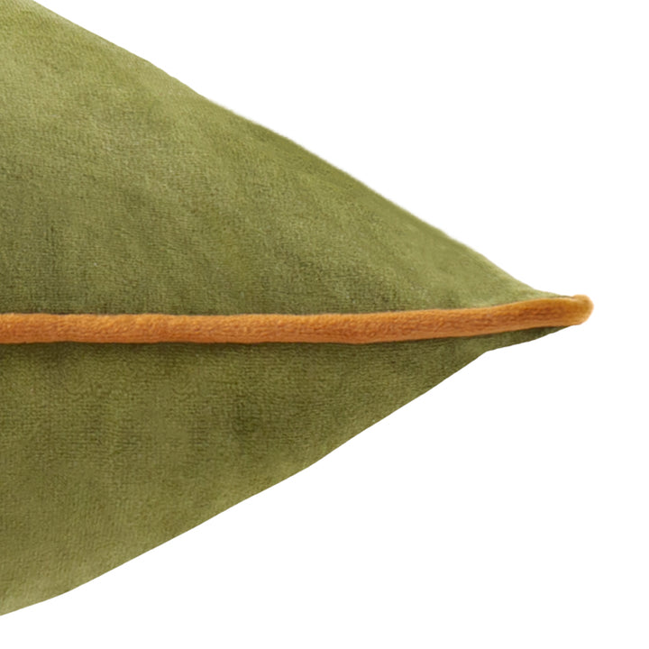 MERIDIAN 55X55 CUSHION CASE OLIVE/GINGER