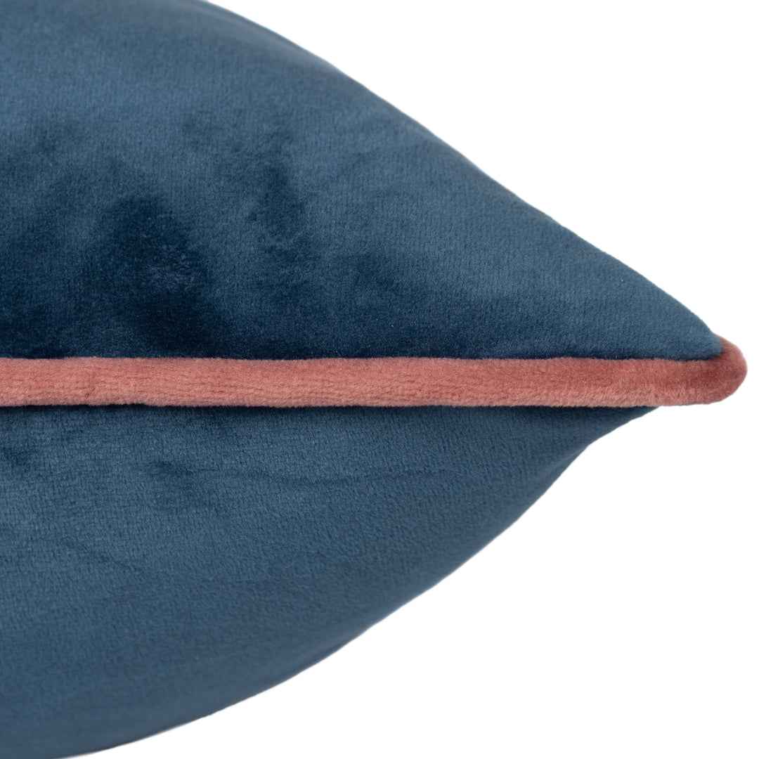 MERIDIAN 55X55 CUSHION CASE PETROL/BLUSH
