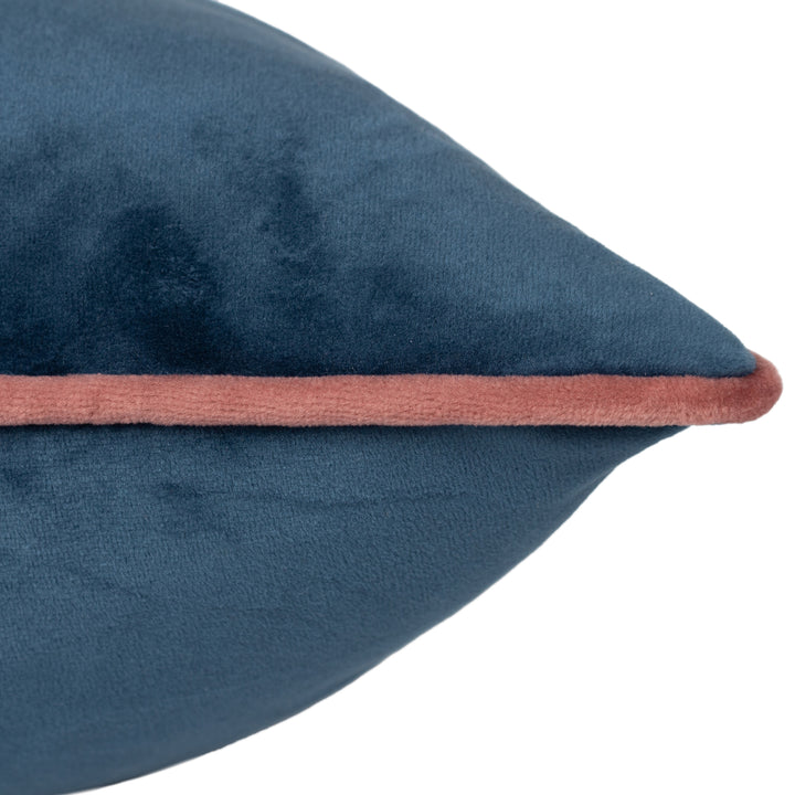 MERIDIAN 55X55 CUSHION CASE PETROL/BLUSH