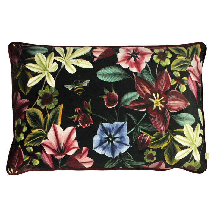 MIDNIGHT GARDEN AQUILEGIA 40X60 CUSHION COVER SHIRAZ