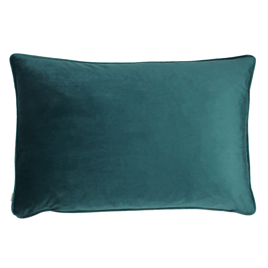 MIDNIGHT GARDEN AQUILEGIA 40X60 CUSHION COVER TEAL