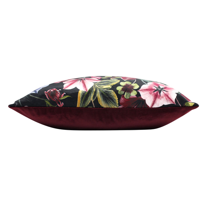 MIDNIGHT GARDEN AQUILEGIA 43X43 CUSHION COVER SHIRAZ
