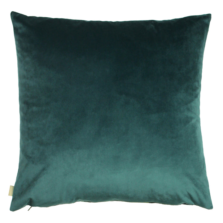 MIDNIGHT GARDEN AQUILEGIA 43X43 CUSHION COVER TEAL