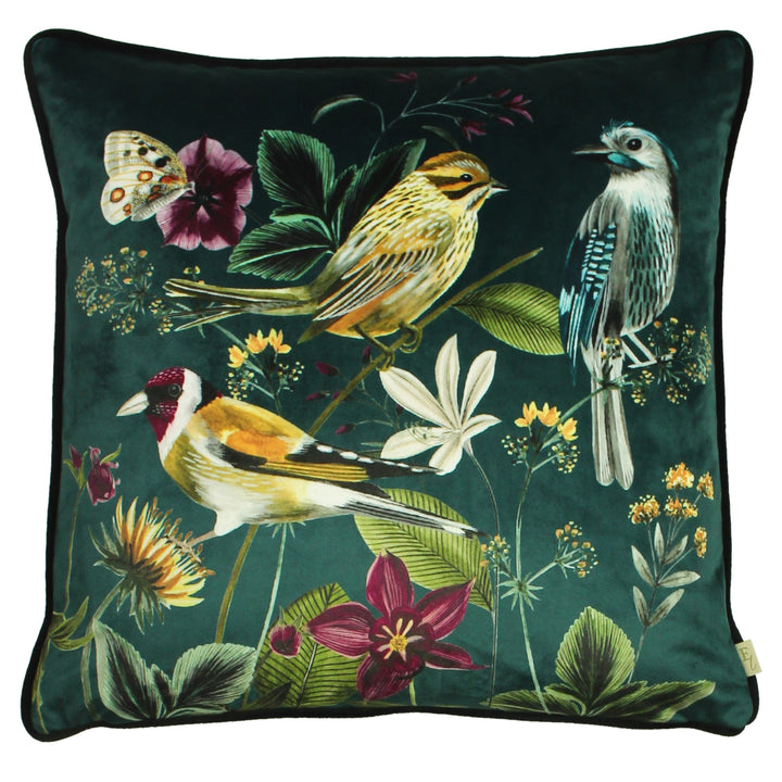 MIDNIGHT GARDEN 43X43 CUSHION COVER BIRDS