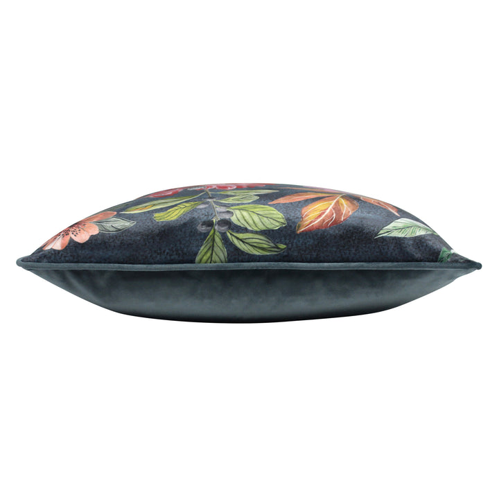 MIDNIGHT GARDEN 43X43 CUSHION COVER WINTER FLORAL
