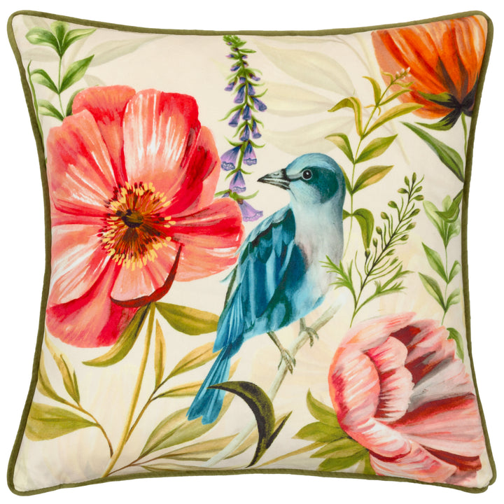 NECTAR GARDEN BLUEBIRD 43X43 CUSHION CASE BLOOM