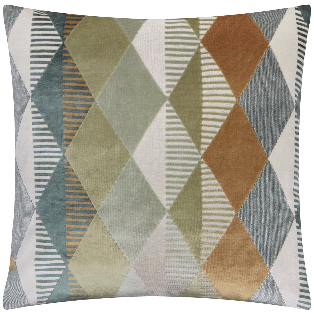 Metro Harlequin 50x50 Cushion Case Green - image 2