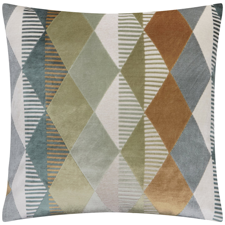 Metro Harlequin 50x50 Cushion Case Green - image 2