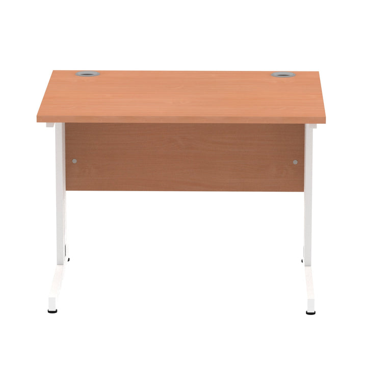 Impulse 1000mm Straight Desk Cable Managed Leg