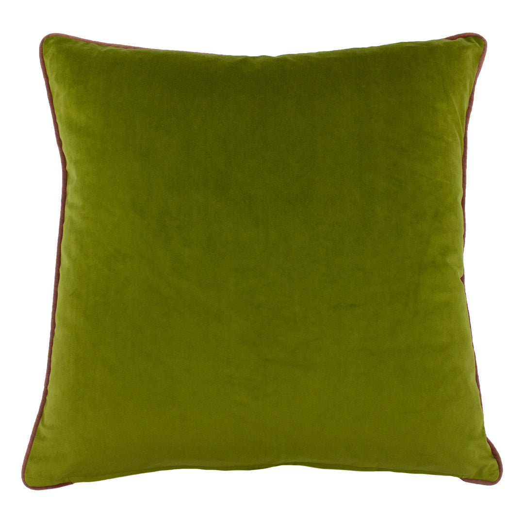 MIKA 50X50 CUSHION CASE ROSE/GREEN