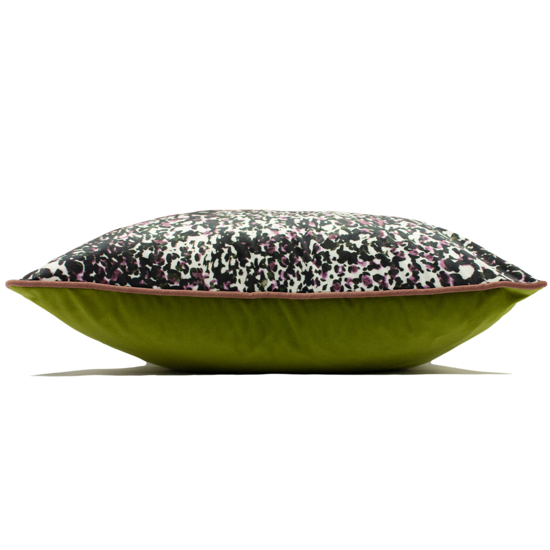 MIKA 50X50 CUSHION CASE ROSE/GREEN