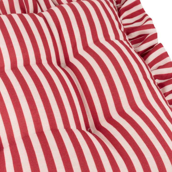 Millie Ruffle 2 Pack 40x40 Seat Pads Red - image 5