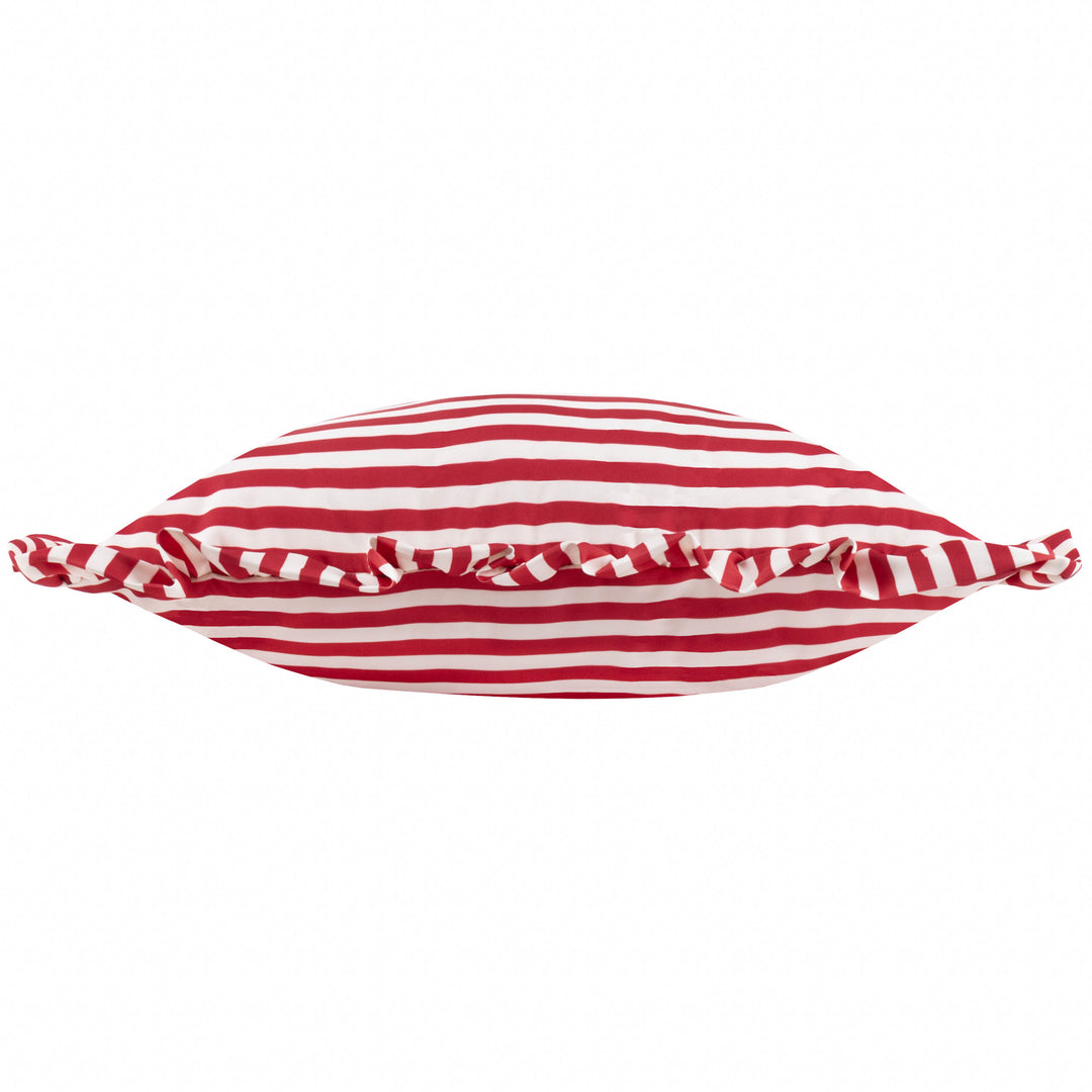 Millie Ruffle 50x50 Outdoor Cushion Case Candy Red - image 3