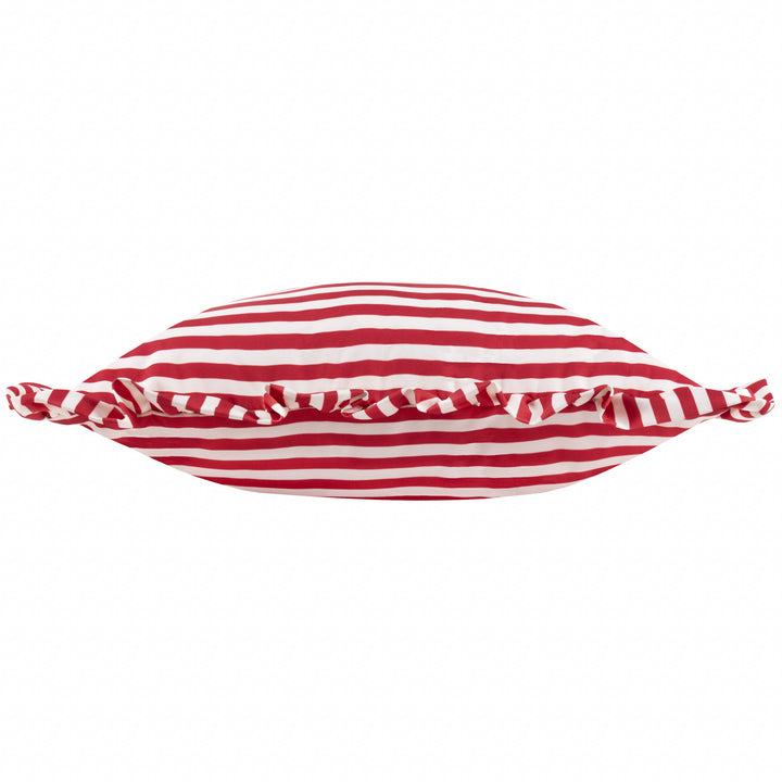 Millie Ruffle 50x50 Outdoor Cushion Case Candy Red - image 3