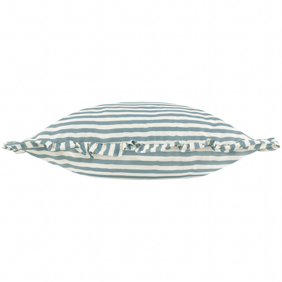 Millie Ruffle 50x50 Outdoor Cushion Case Duck Egg Blue - image 3