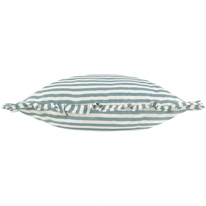 Millie Ruffle 50x50 Outdoor Cushion Case Duck Egg Blue - image 3
