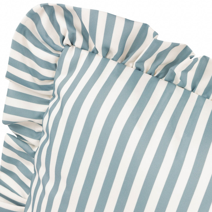 Millie Ruffle 50x50 Outdoor Cushion Case Duck Egg Blue - image 4