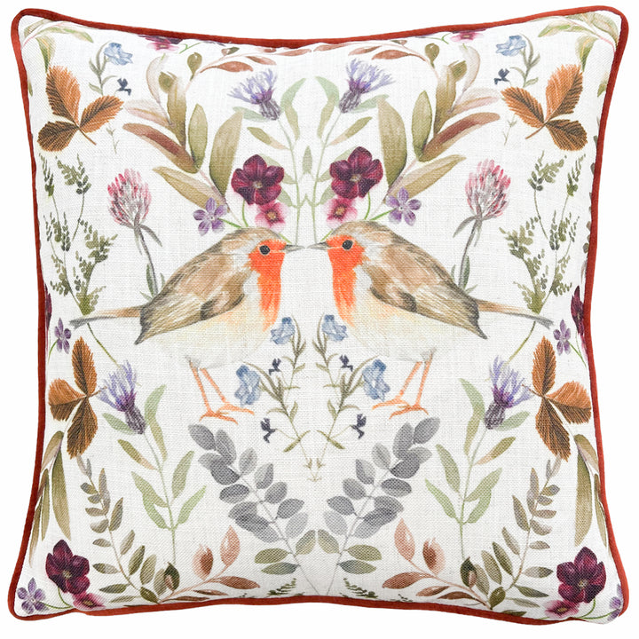 MIRRORED ROBIN 43X43 CUSHION CASE SUNSET