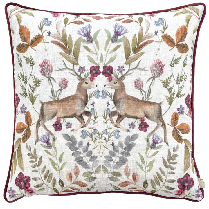 MIRRORED STAG 43X43 CUSHION CASE SHIRAZ