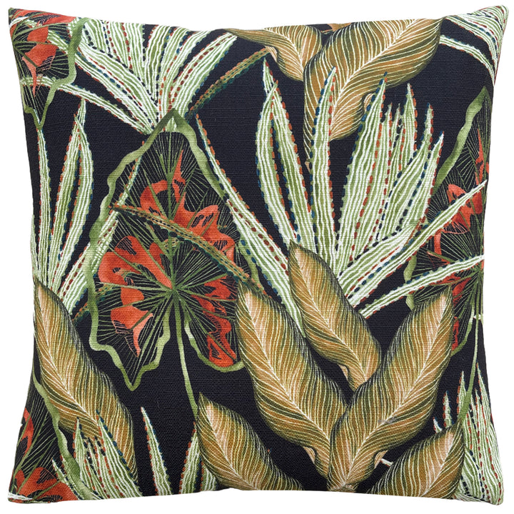 MOGORI ABSTRACT LEAVES 43X43 CUSHION CASE SUNSET